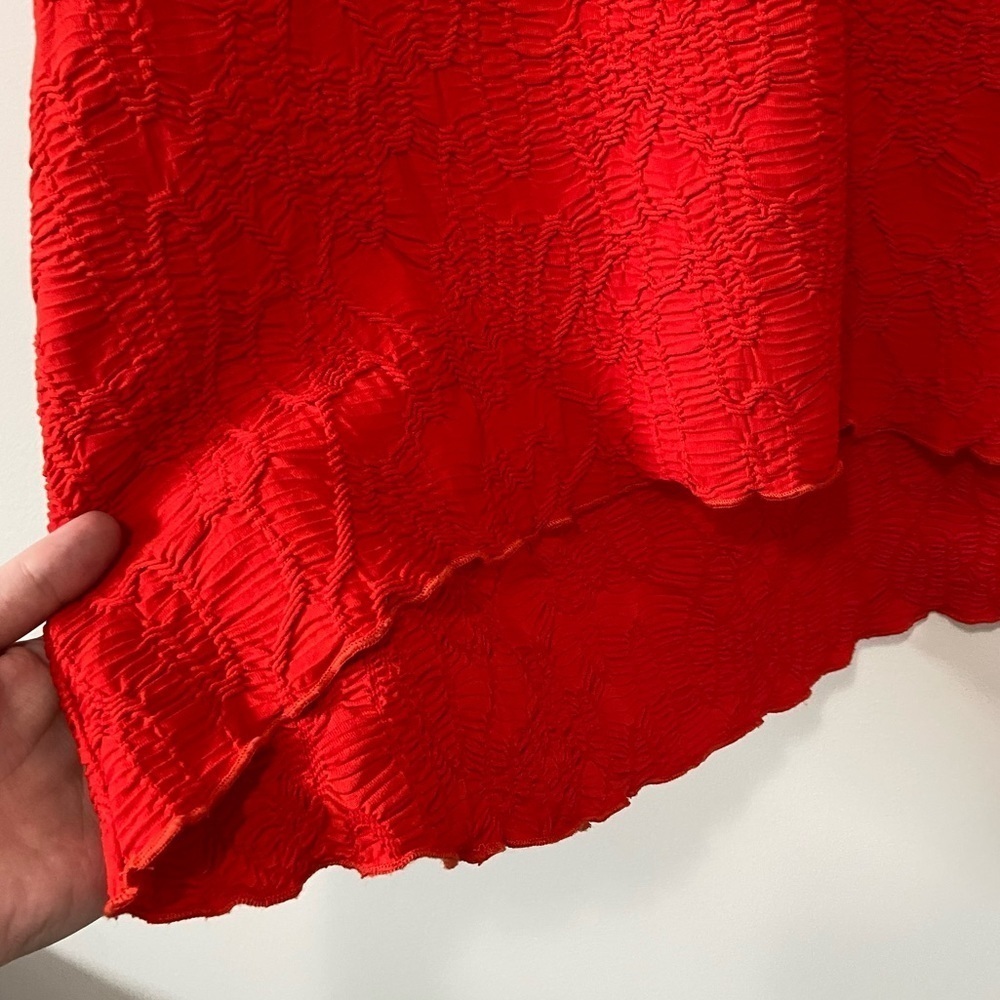 Joseph Ribkoff Red Tunic Top - Picture 5 of 7